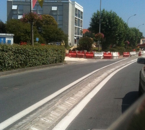 Un chantier s'adapte aux 2RM : avant