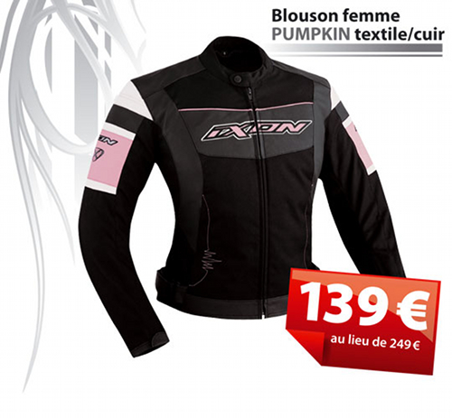 Yamaha : blouson Ixon Pumpkin