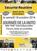 18 octobre 2014 : journée de la moto