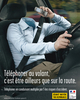 Téléphone au volant : sur-risque d'accident de 3